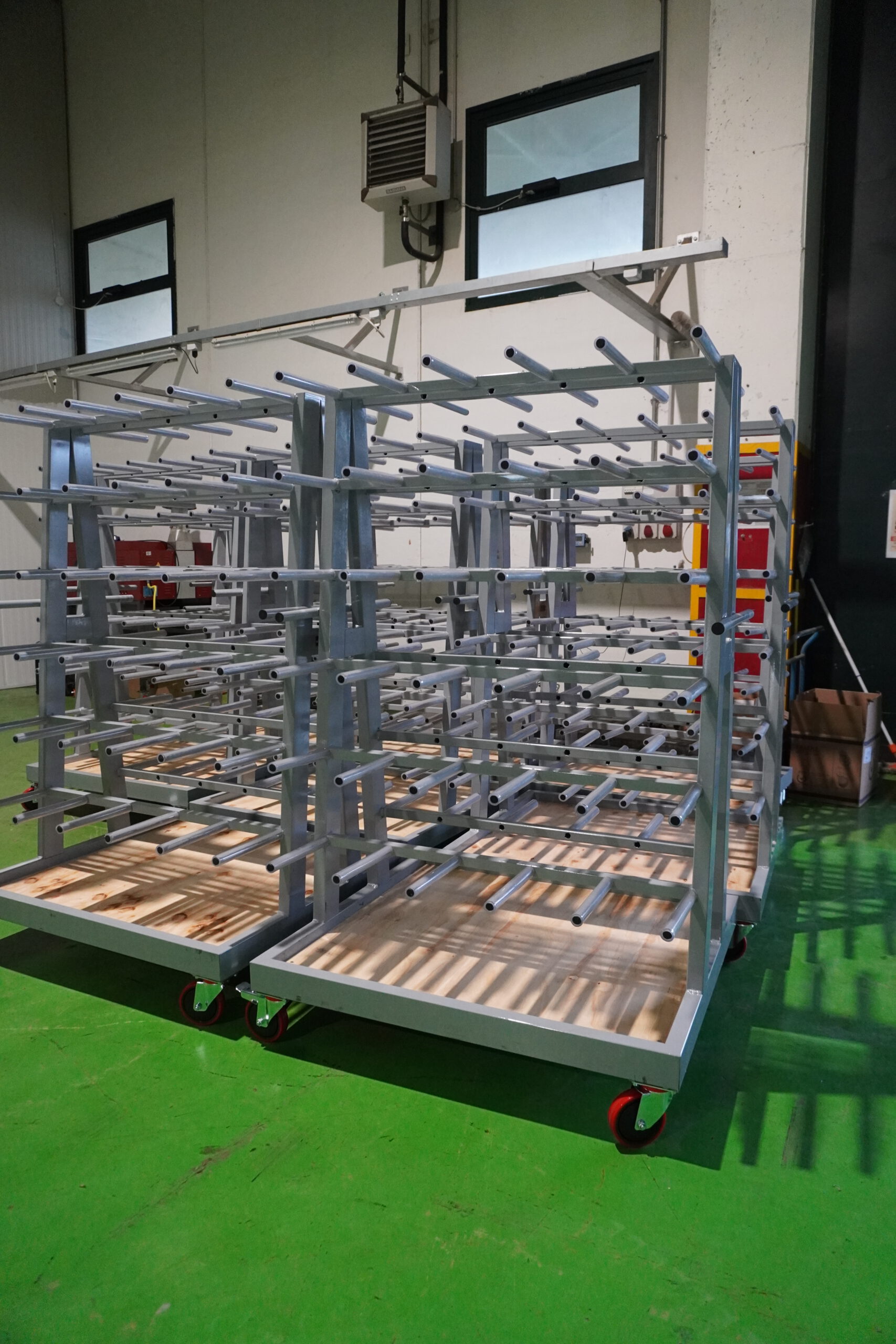 Carrelli per Profili e Pezzi Lunghi